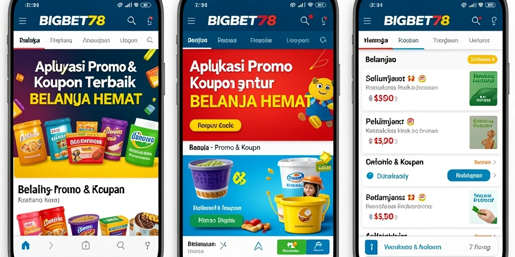 Tampilan antarmuka aplikasi BIGBET78 yang user-friendly.