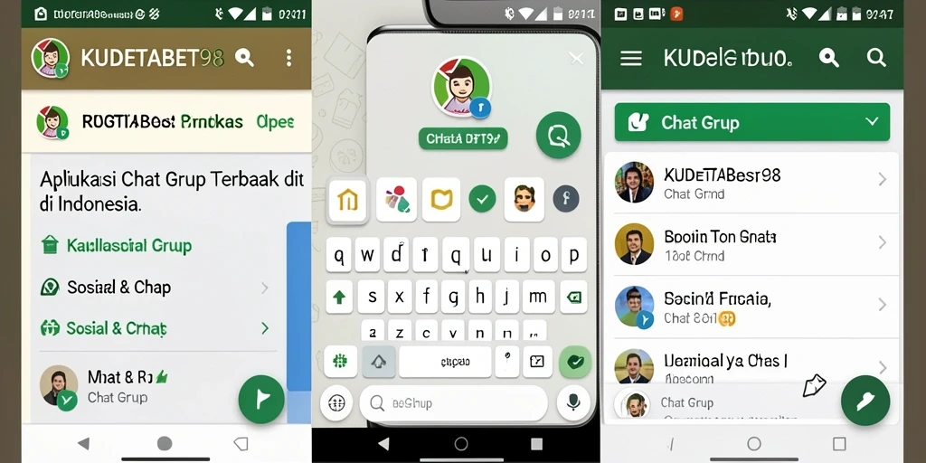 Tampilan antarmuka grup chat KUDETABET98 yang menarik dan intuitif.