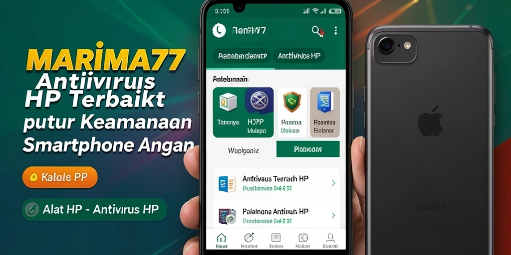 Antarmuka aplikasi MARIMA77 yang ramah pengguna dan fungsional.