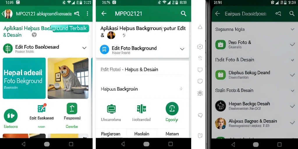 Antarmuka MPO2121 yang menawan untuk fungsi Hapus Background.