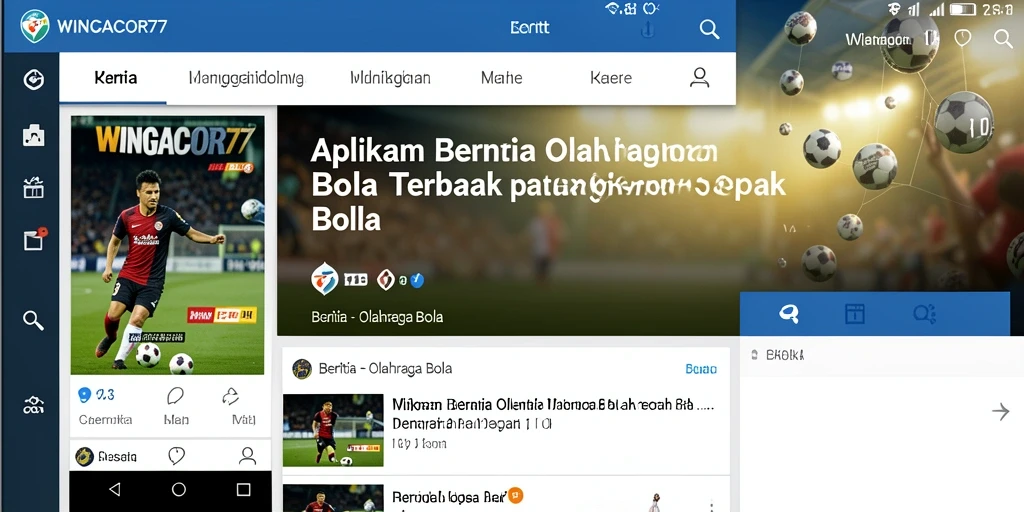 Screenshot antarmuka aplikasi WINGACOR77 yang menarik dan informatif