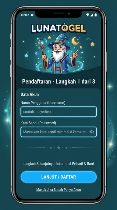 Panduan Buat Akun Baru lunatogel di Android